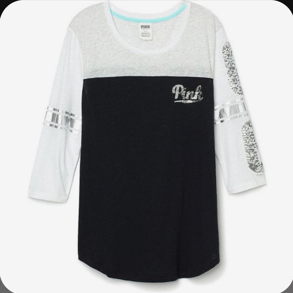 Victoria’s Secret Pink Colorblock Tee